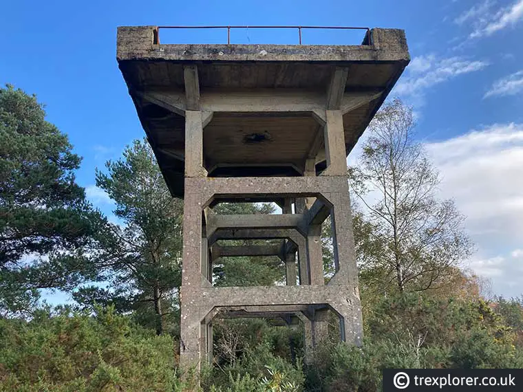 bofors gun towers in holton heath dorset