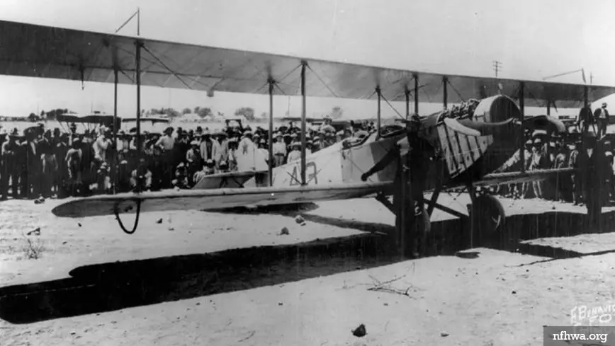 Curtiss JN-3 (A5496) Crash at RFC East Boldre, March 1917